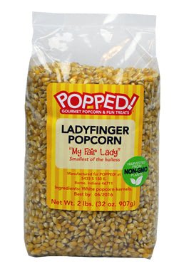 My Fair Lady (Ladyfinger) Kernels - Popped Newnan